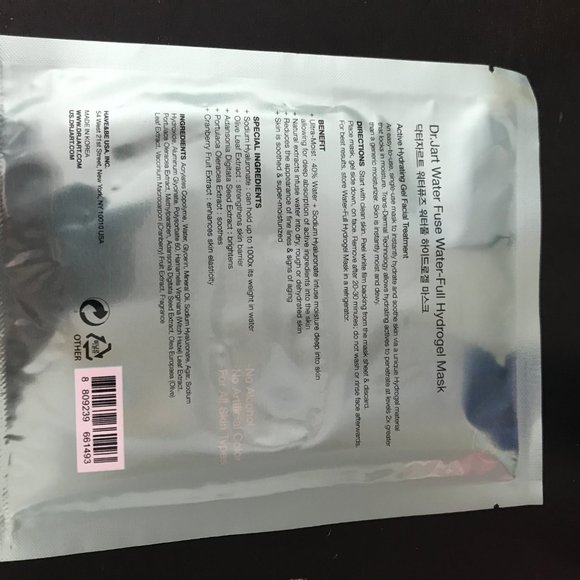 Dr. Jart+ Pore Minimalist & Water-Full Face Masks - Picture 2 of 4